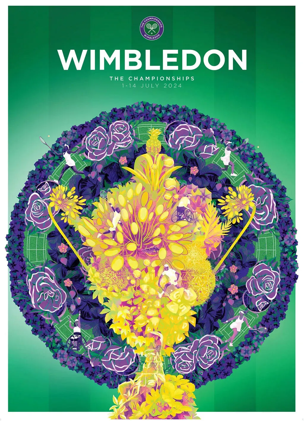 Wimbledon 2024 Poster  