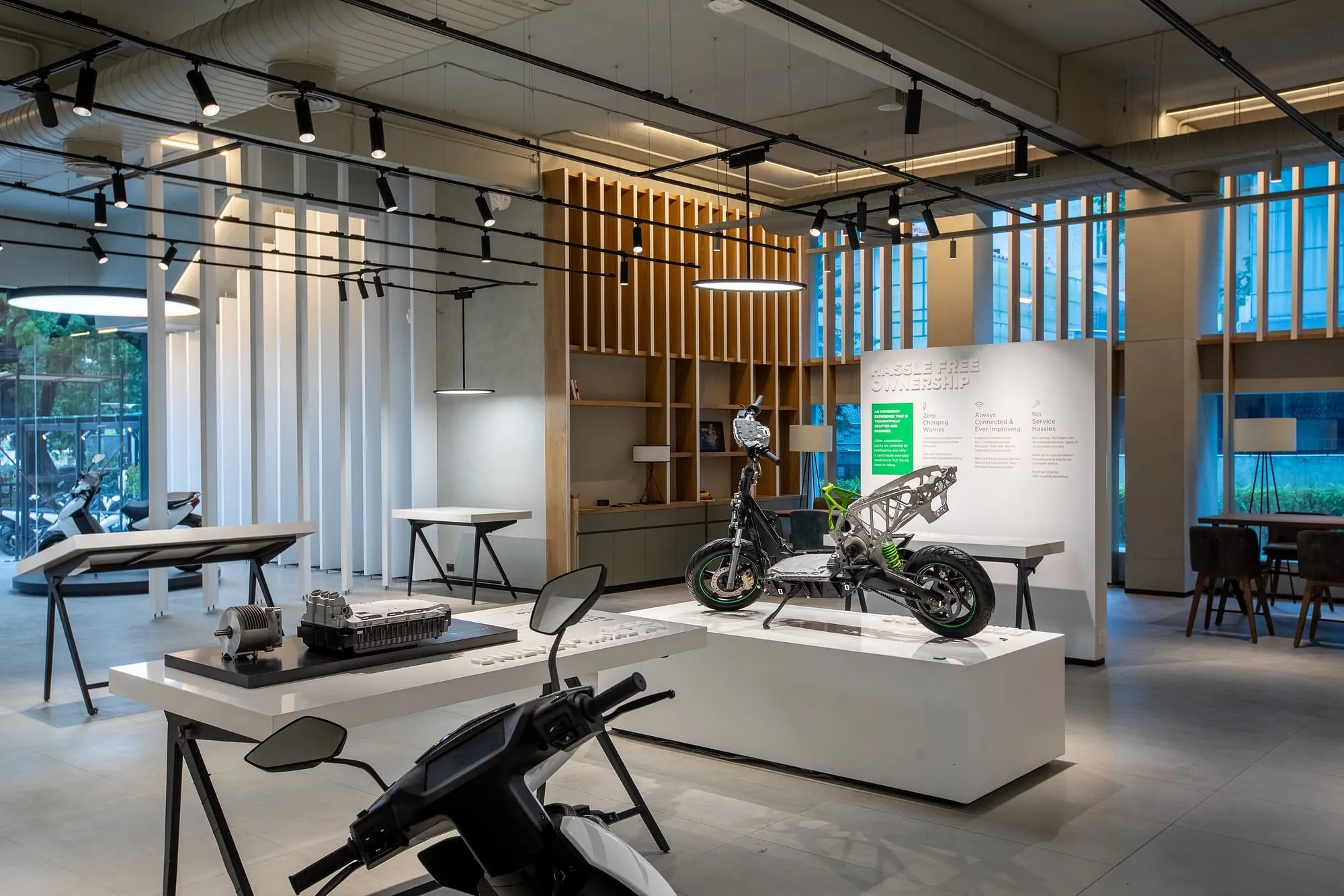 Ather's experience center in Chennai  