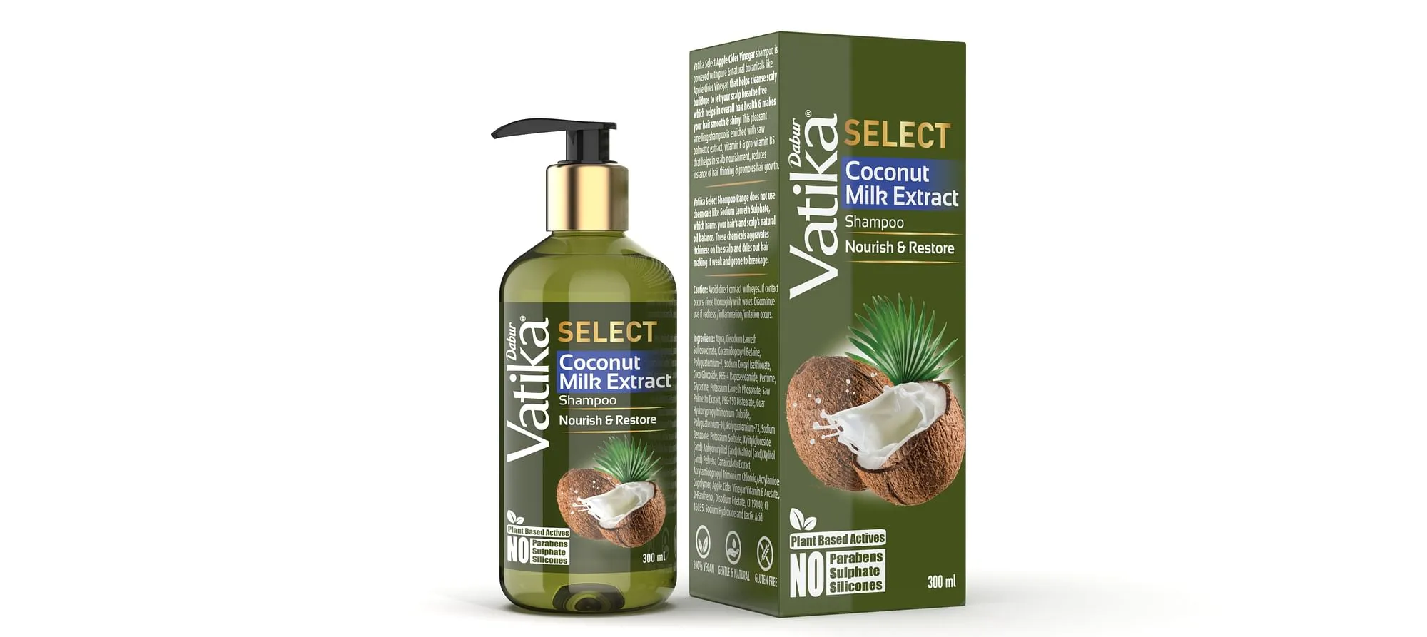 Coconut Milk Extract shampoo  