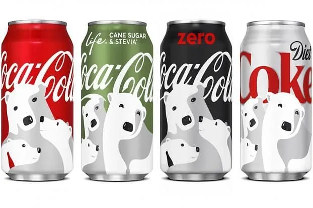 Coca-Cola's special edition festive cans from 2016  