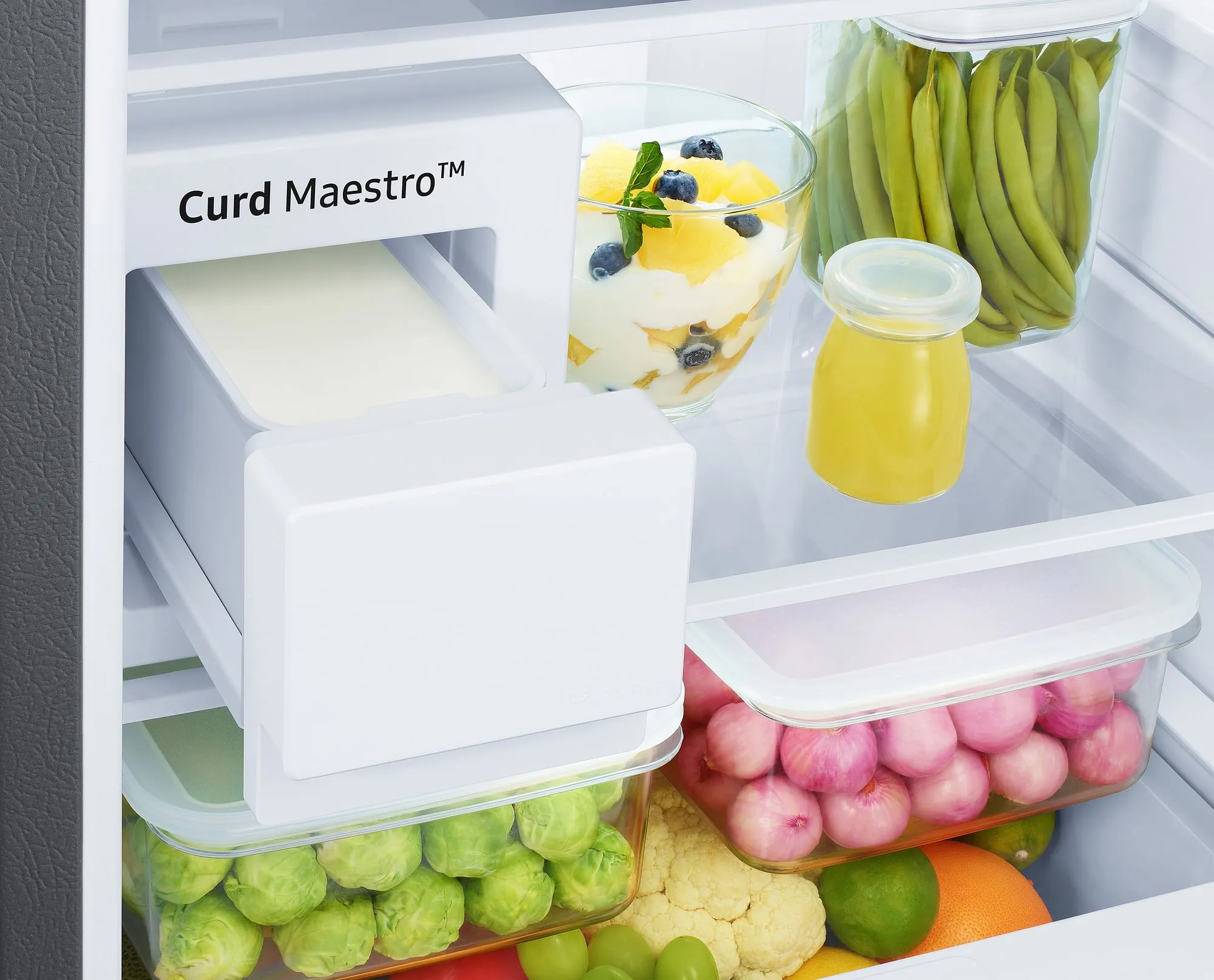 The curd-making feature of the fridge  