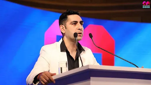 Vaibhav Sehgal, founder and CEO, Gadgets 360 and WhosThat360 at the NDTV Gadgets 360 Awards 2024  