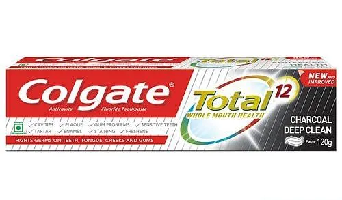 Colgate Total's charcoal variant  