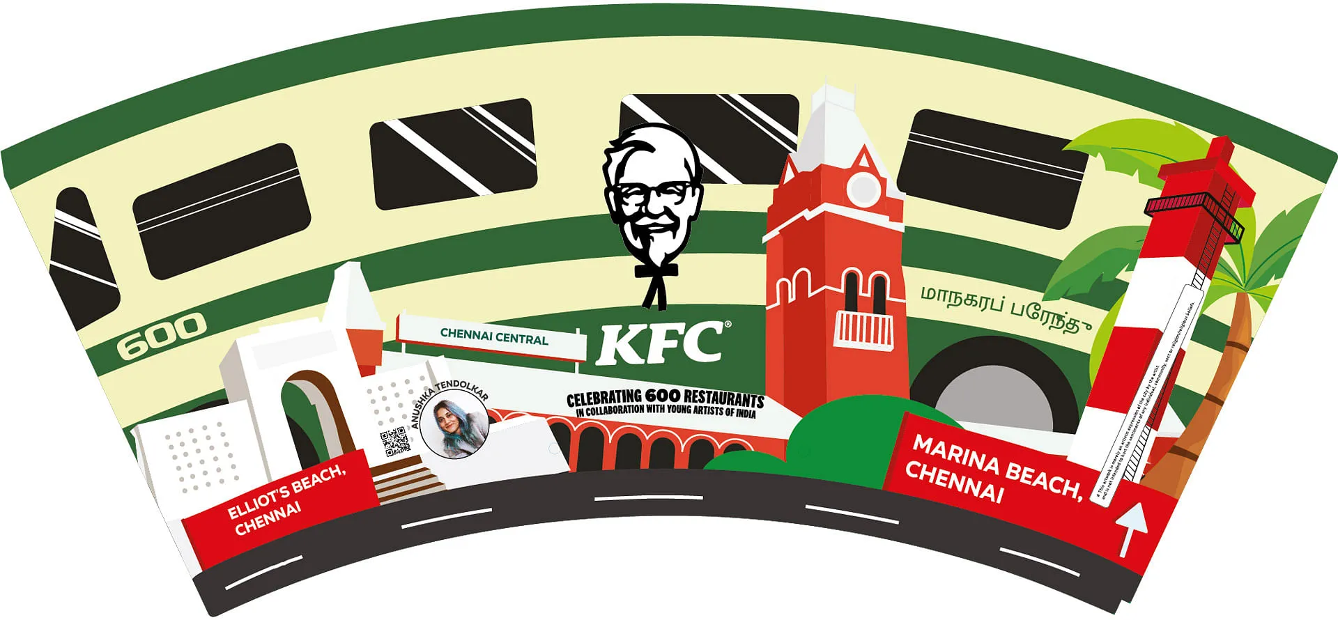 Chennai's KFC Bucket canvas  