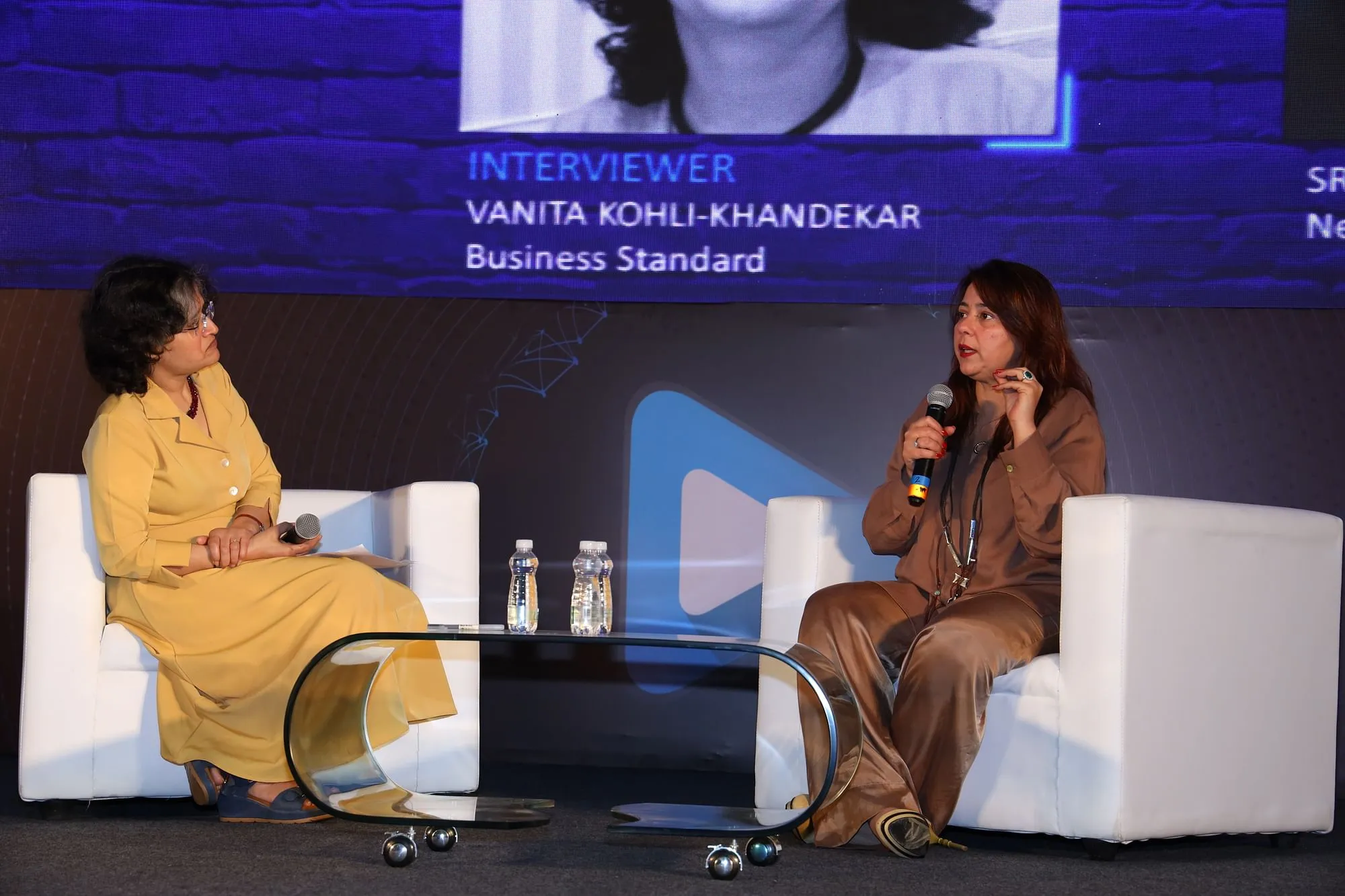 L-R: Vanita Kohli Khandekar and Srishti Behl Arya  at vdonxt asia 2020