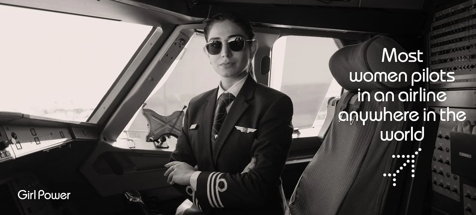 IndiGo has the highest number of women pilots across the globe  