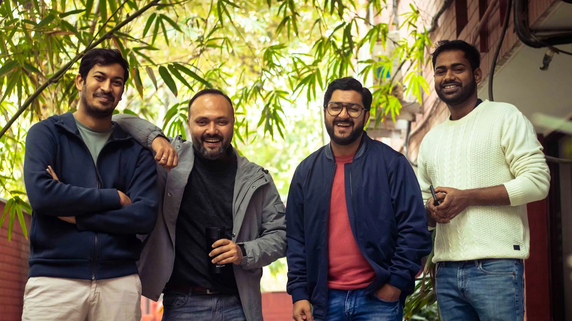 (L-R) Sujay Chakraborty,  Sumon K Chakrabarti, Sumant Chawla & Arnab Kundu  