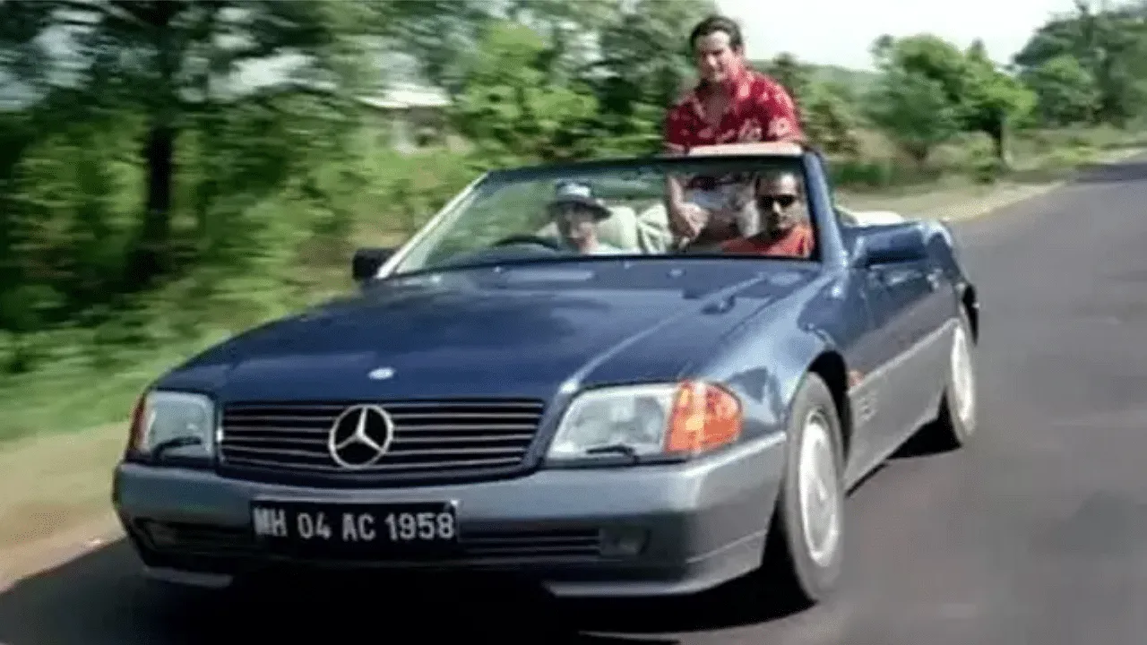 The Blue 300SL from Dil Chahta Hai.  