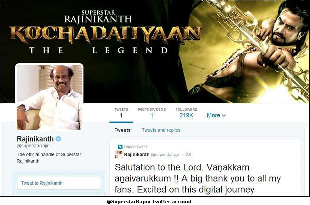 Why Rajinikanth tripped on Twitter