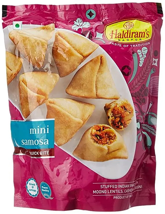 Haldiram's samosas  