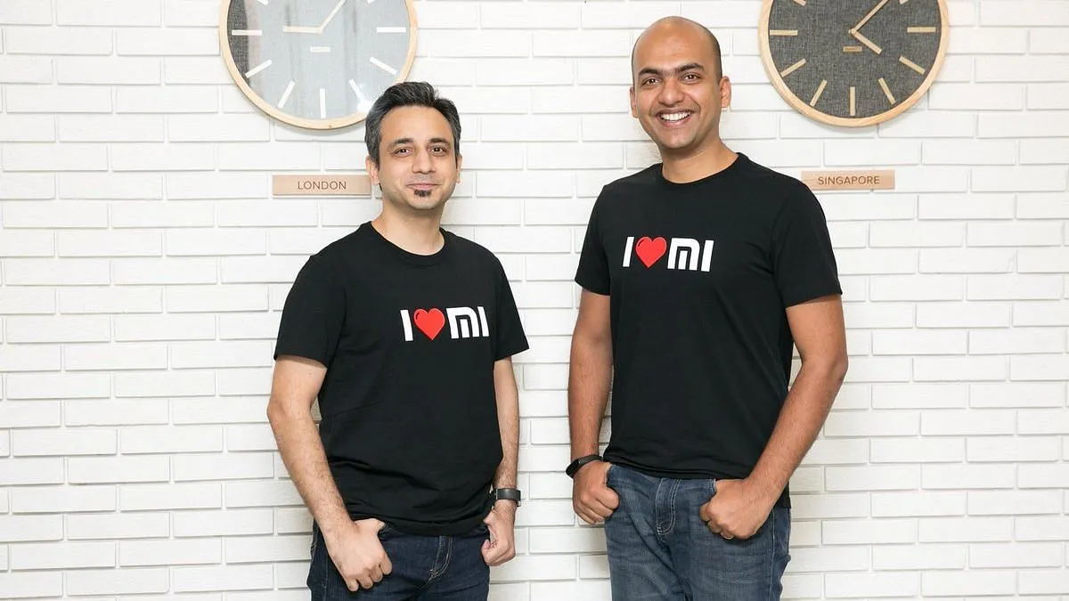 (L-R) Anuj Sharma and Manu Kumar Jain, September 2018.  