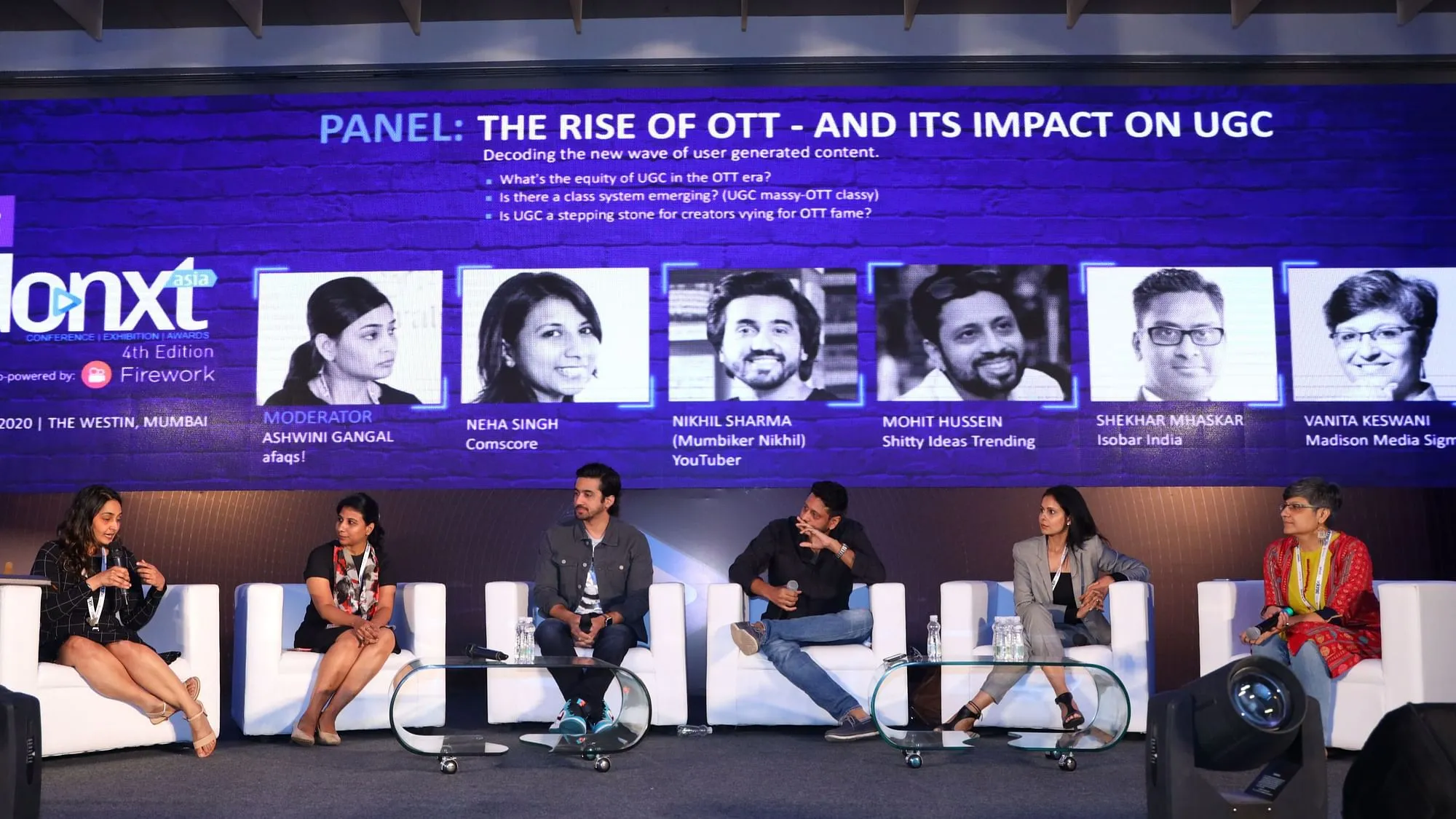 (L-R) Ashwini Gangal, Neha Singh, Nikhil Sharma, Mohit Hussein, Chhavi Mittal, Vanita Keswani   