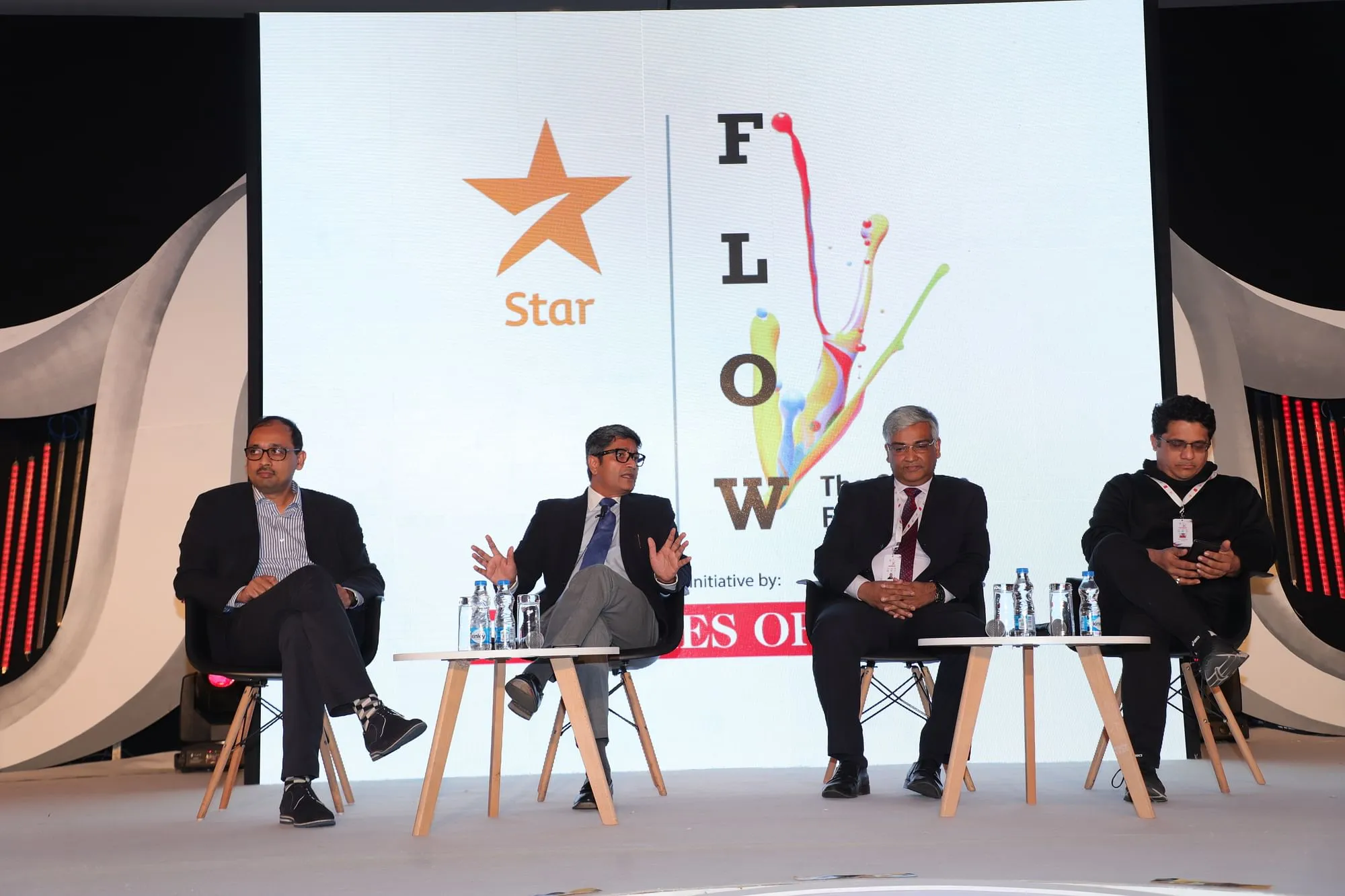 (L-R) Santosh Iyer, Chandra Bhushan, Prabodha Acharya and Ritesh Ghoshal   