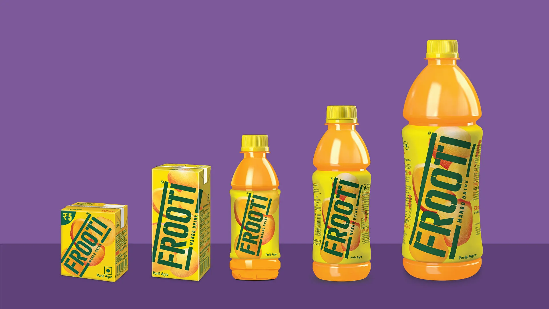 Parle Agro's Frooti offerings  