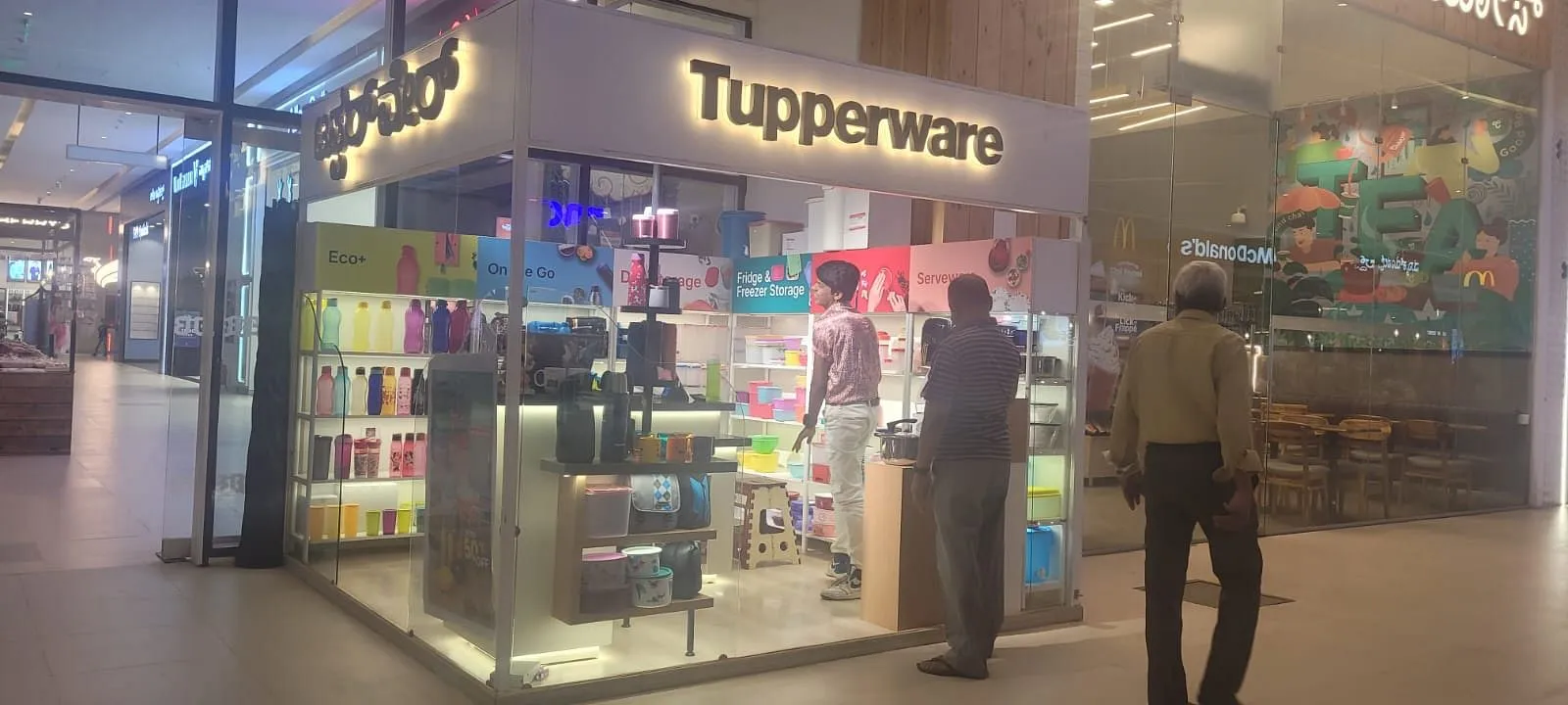 A Tupperware store in Ahemdabad  