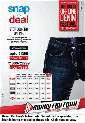 Brand factory offers on jeans best sale