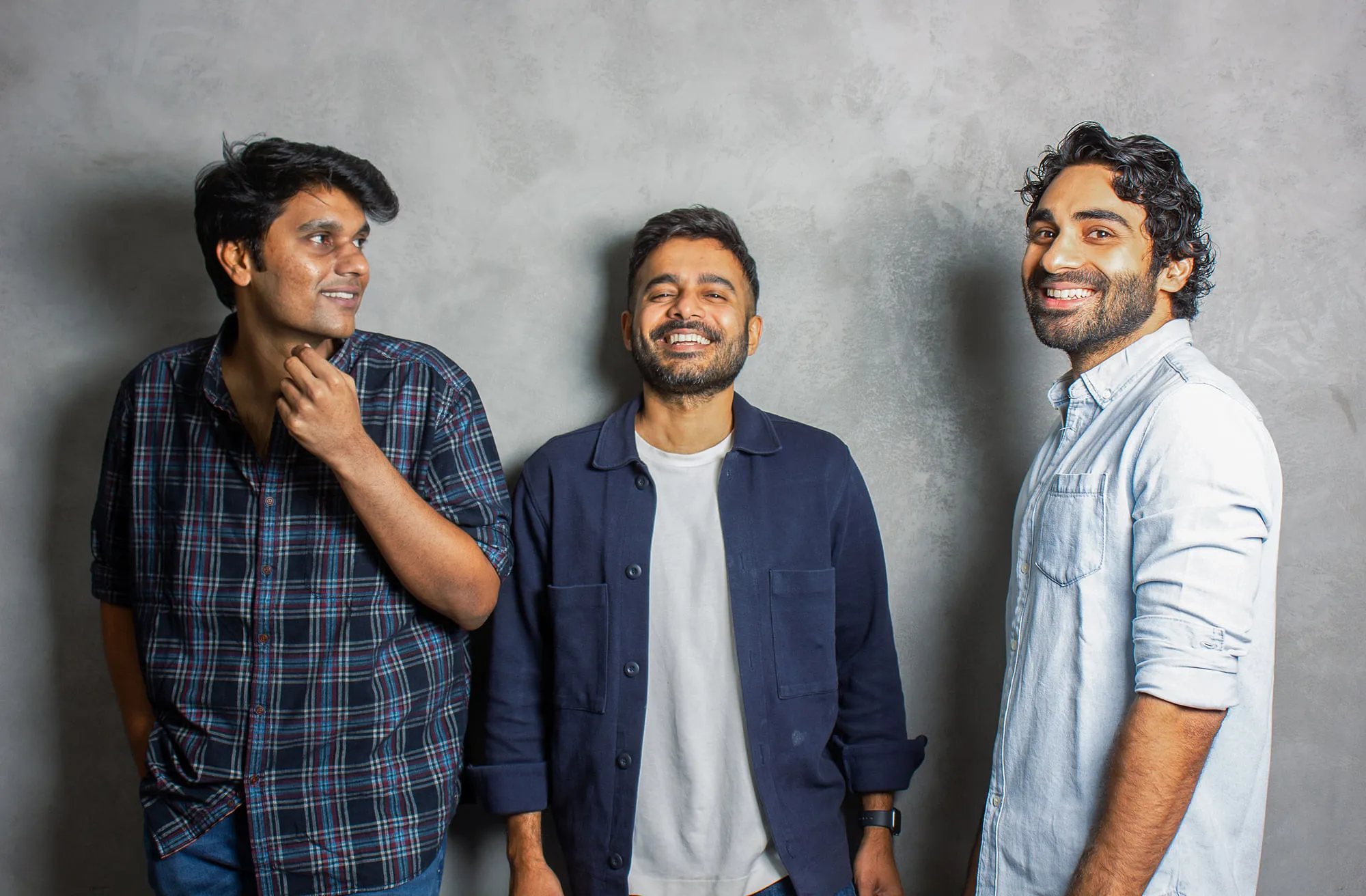 (L-R) PG Aditiya, Gautam Reghunath, and Viren Noronha  Spandan Mahajan