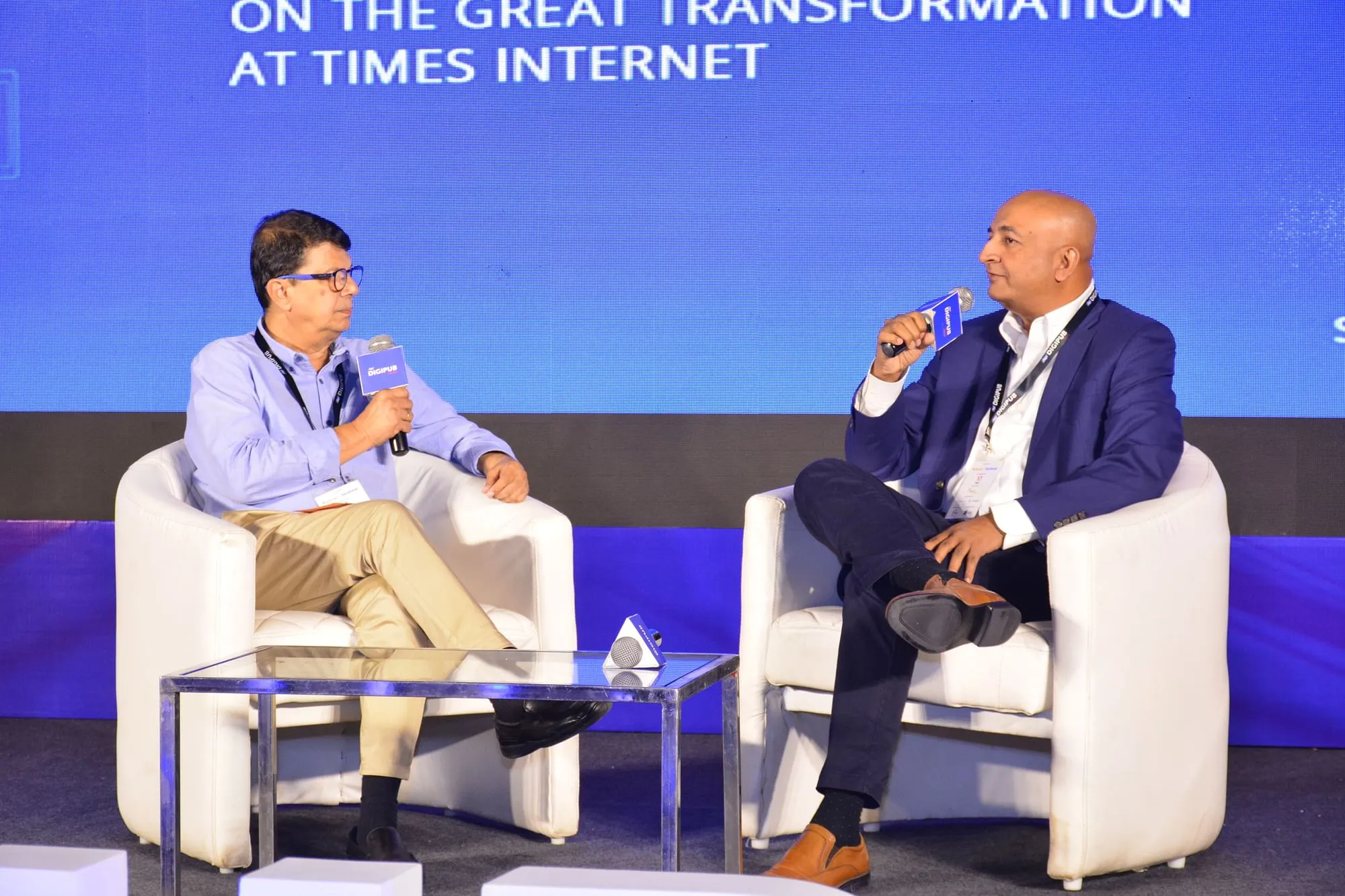 Sreekant Khandekar with Gautam Sinha  Digipub World 2019