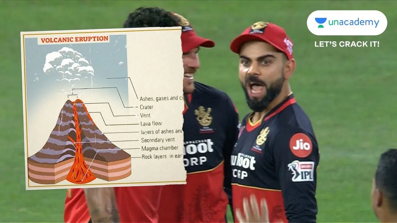 Volcanic eruption explained via Virat Kohli in Unacademy's IPL ad  