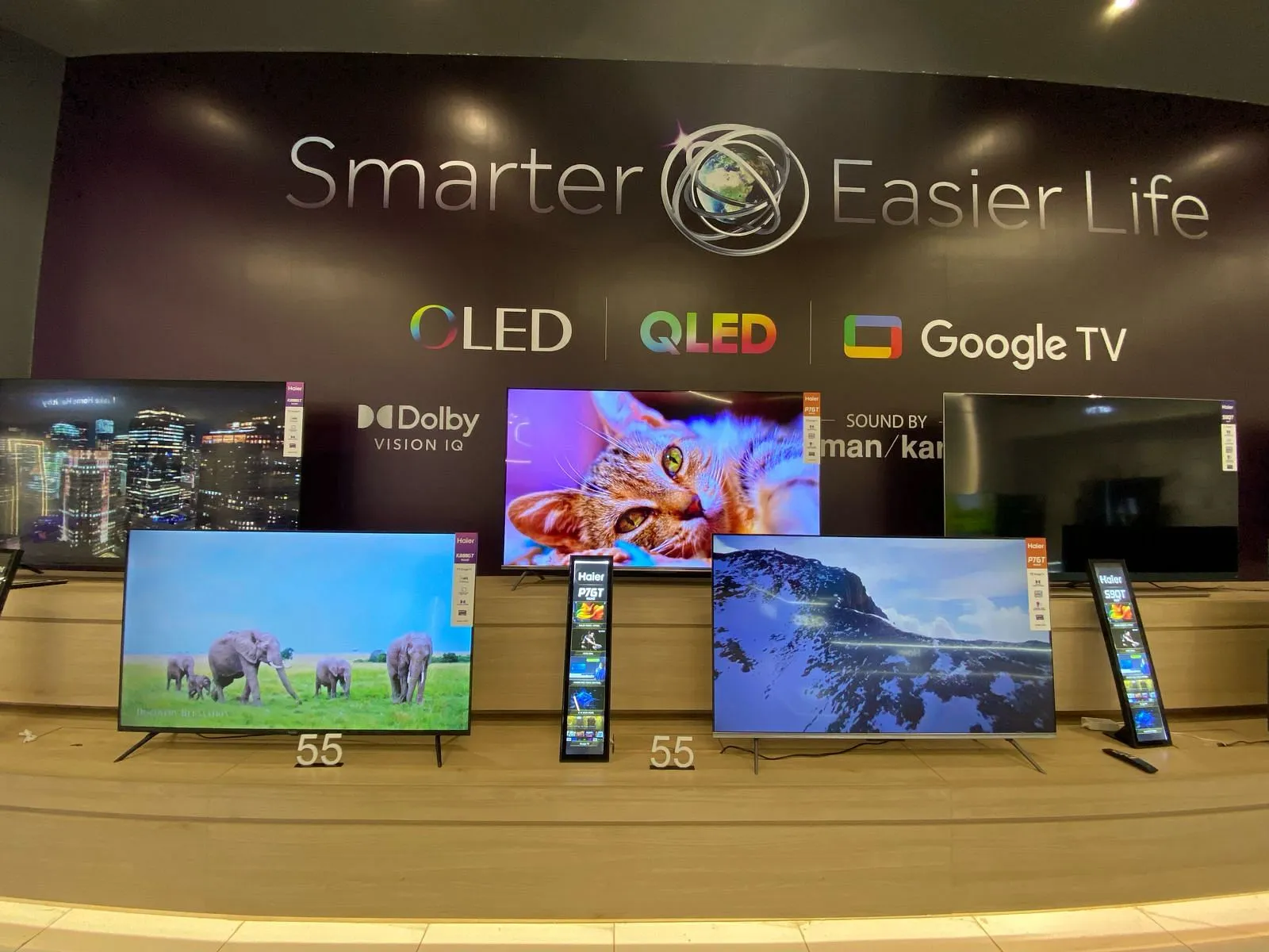 Haier India's newly launched OLED and QLED TV  