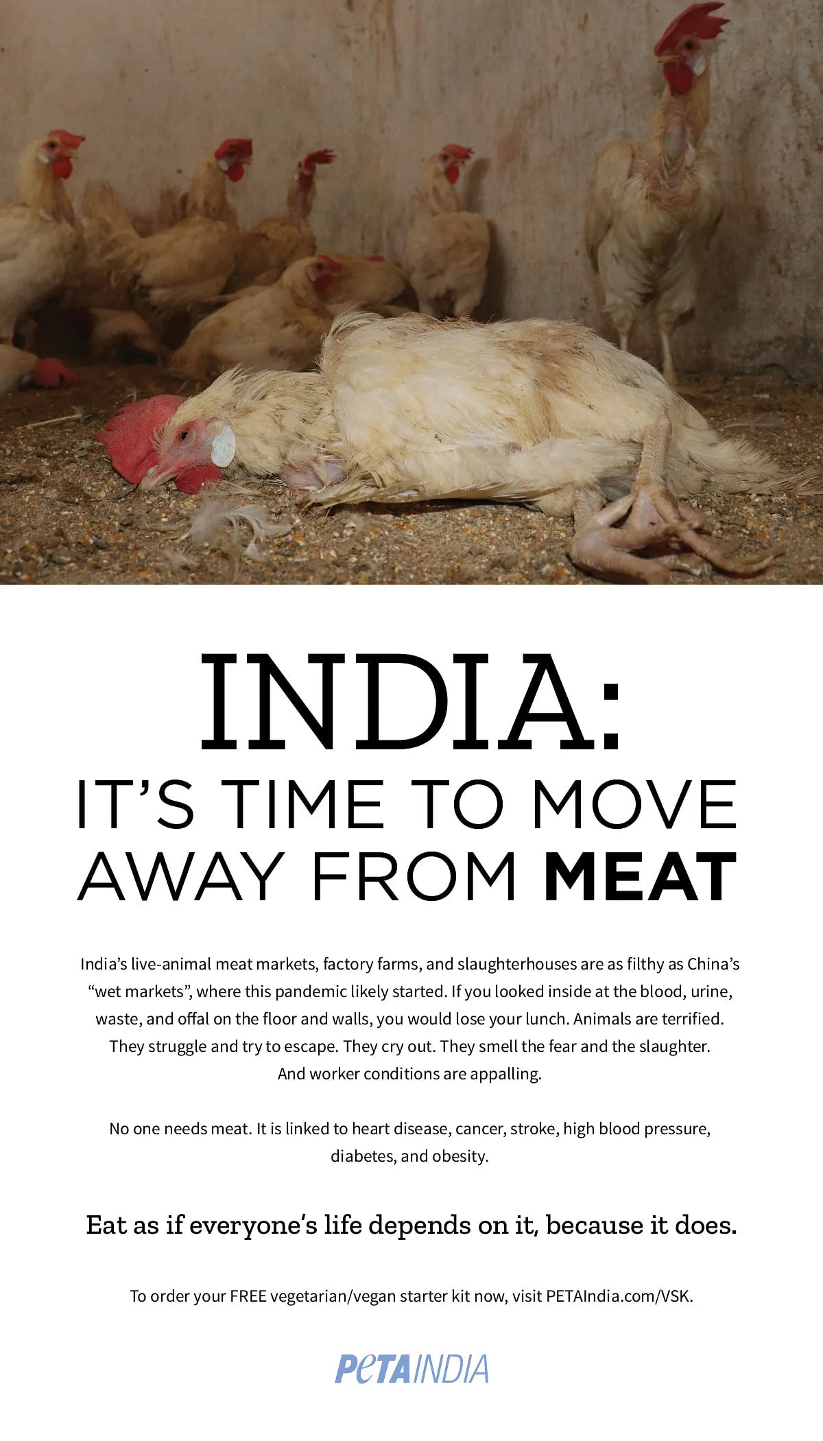 Peta India Print Ad  