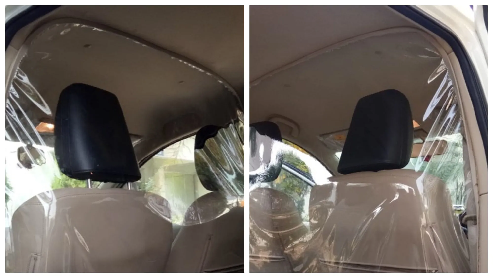 Car cabin protective partition  