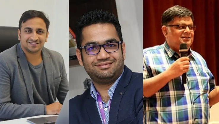 (Left to Right) Amitt Sharma, Sahil Chopra, Sajal Gupta  