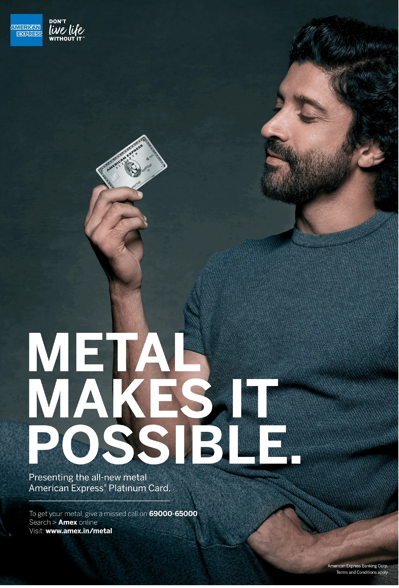 'Metal Makes It Possible' print ad.  