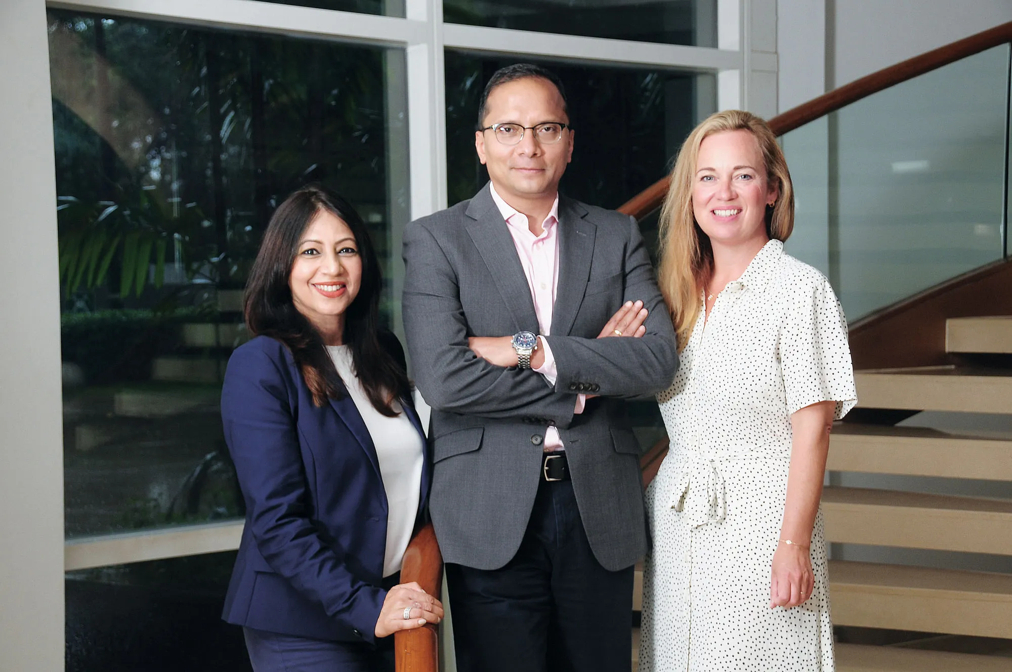 (L-R) Rajika Mittra, Rana Barua and Rosie Holden                                      