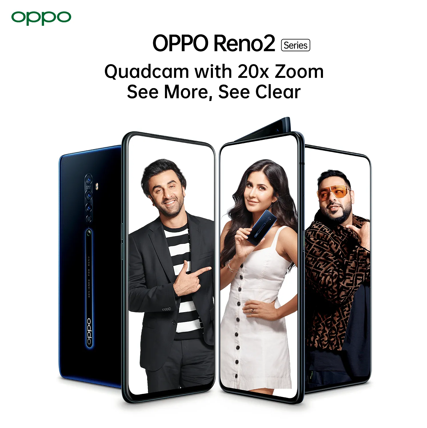 OPPO's Reno2 brand ambassadors  