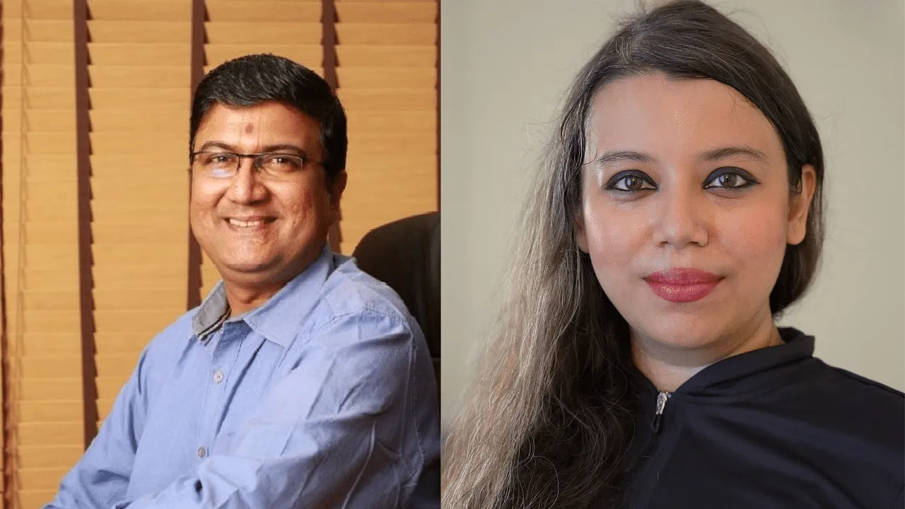 (L-R) Mayank Shah and Pallavi Chakravarti  