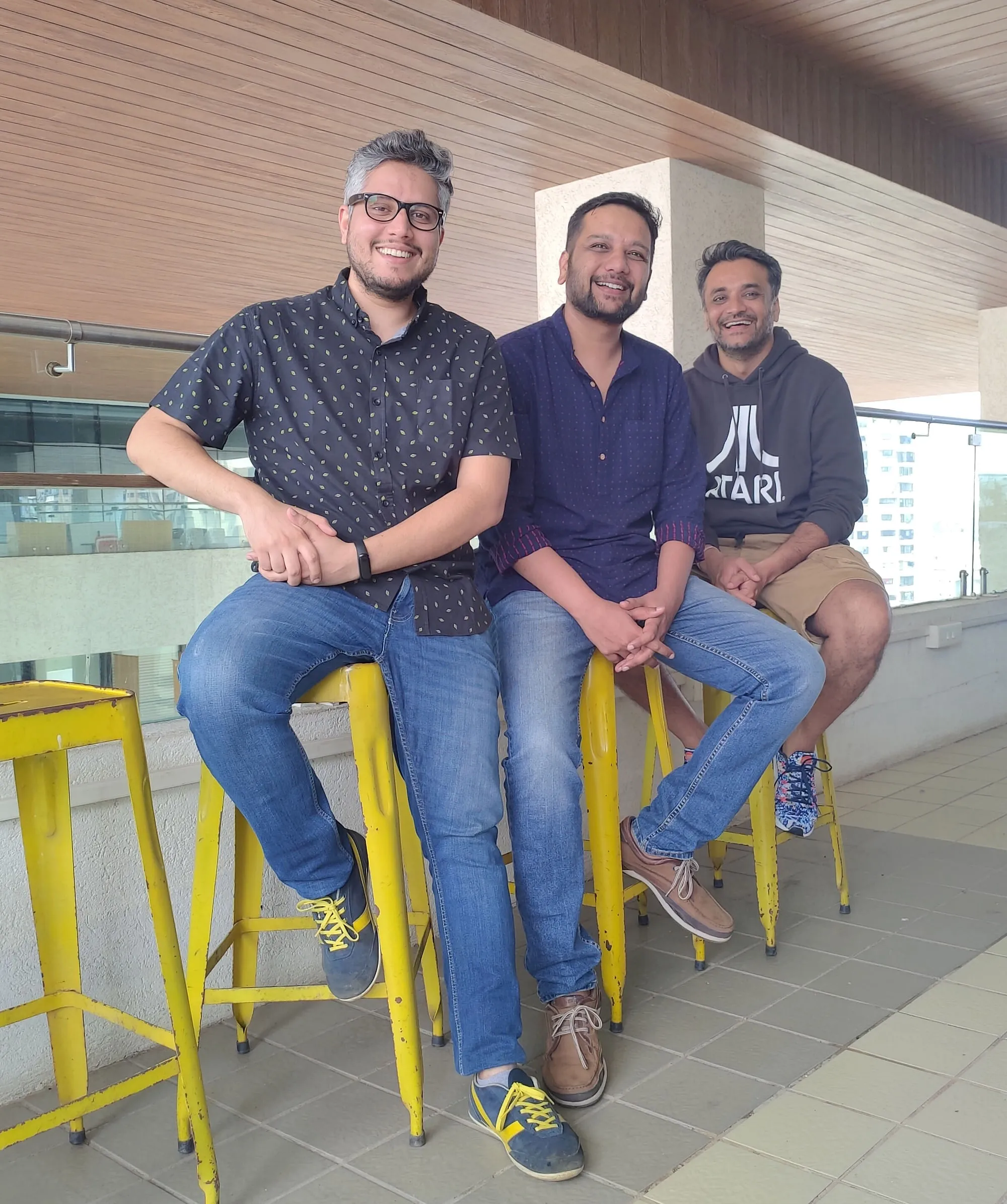 L-R: Jugal Kathuria, Vice President, Fulcro; Akshat Trivedi, ECD, Fulcro; Brijesh Parmar, ECD, Fulcro  