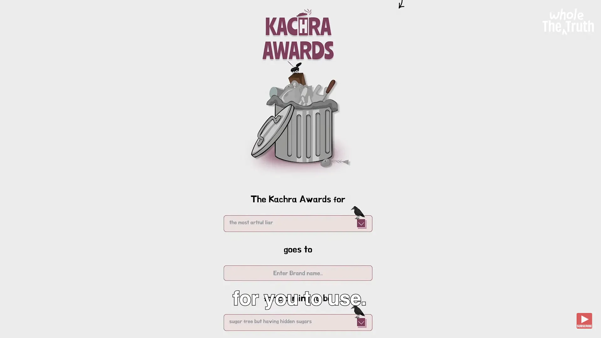 The Whole Truth presents Kachra Awards  