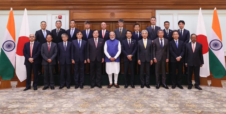 NARENDRA MODI JAPAN DELEGATION