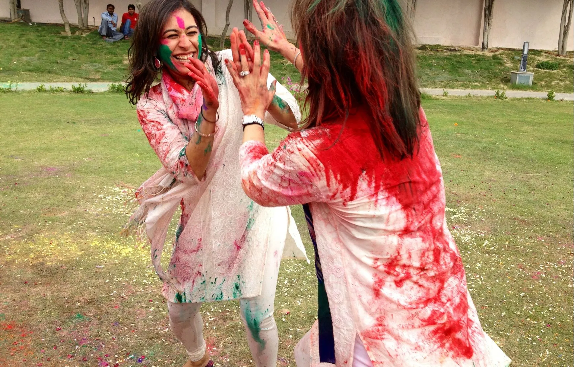 Holi-In-White-Dress