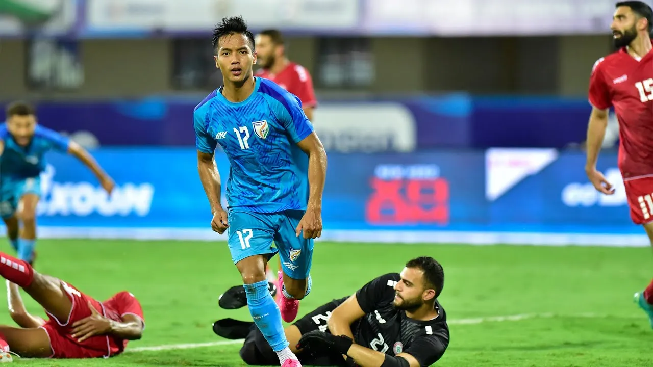 Lallianzuala Chhangte's Goal against Lebanon