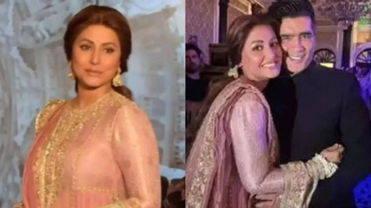 Designer Manish Malhotra Had To Convince Hina Khan To Walk The Ramp For  Him, Here's Why | Times Now