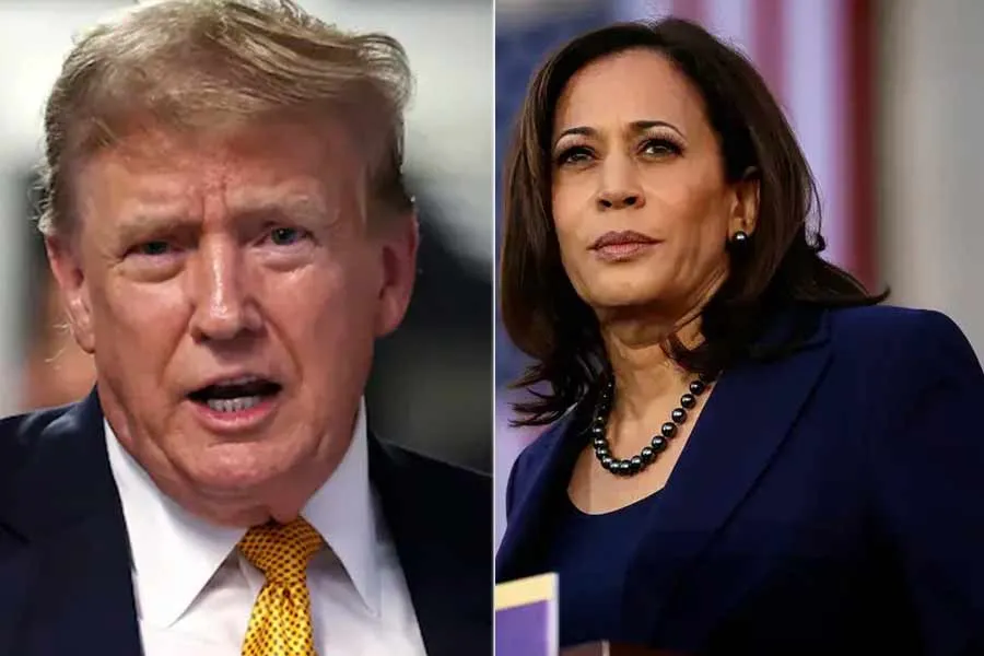 Trump targets Kamala Harris