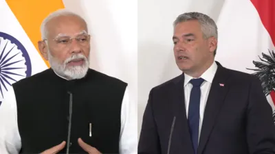 PM Modi Austria Visit Live Updates: PM Modi reiterates 'not the time for  war' in India-Austria joint statement - The Times of India