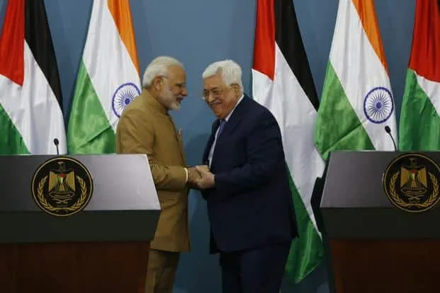 Narendra Modi meets President Mahmoud Abbas on historic visit to Palestine  | Mint