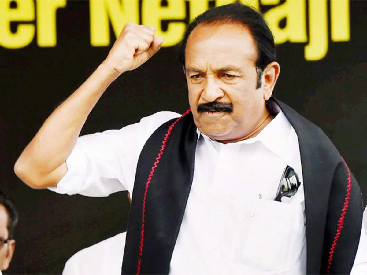 MDMK's Vaiko slams Centre opting for ordinance route on insurance - The  Economic Times