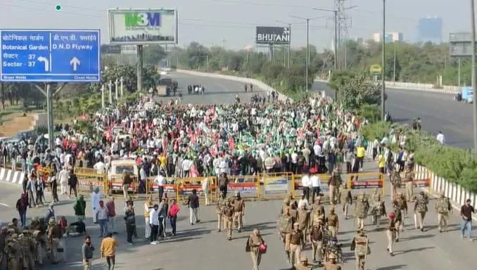 Security Tightened At Shambhu Border As Farmers To March Towards Delhi Today