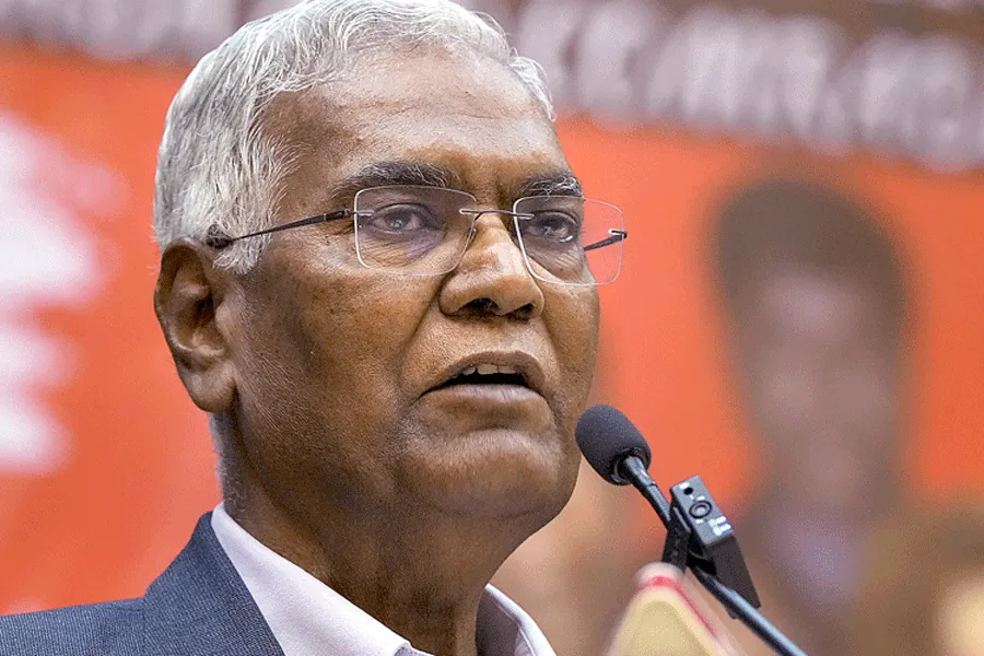 INDIA alliance | CPI general secretary D. Raja expresses concern over  Congress role in INDIA - Telegraph India