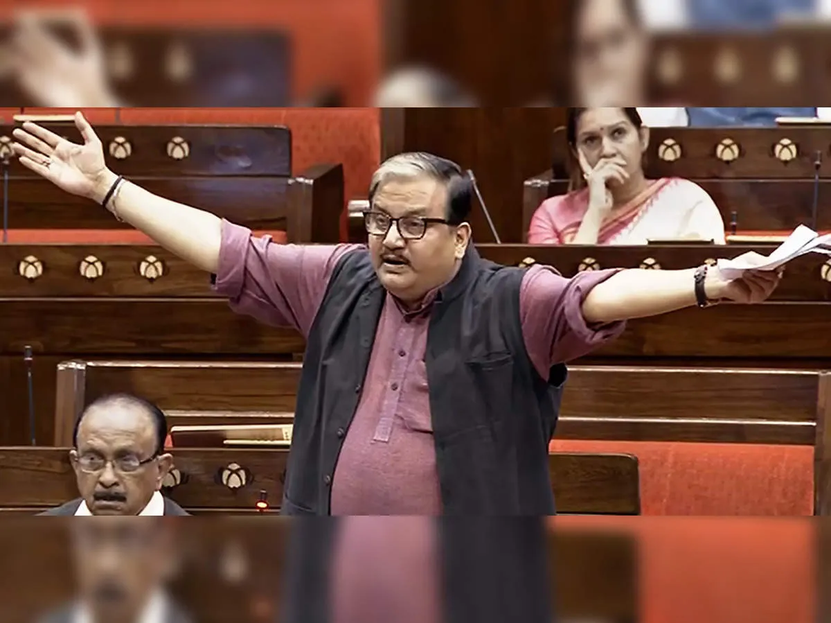 Manoj Jha Rajya Sabha: How RJD MP Manoj Jha's Rajya Sabha poem sparked a  political storm in Bihar - The Economic Times