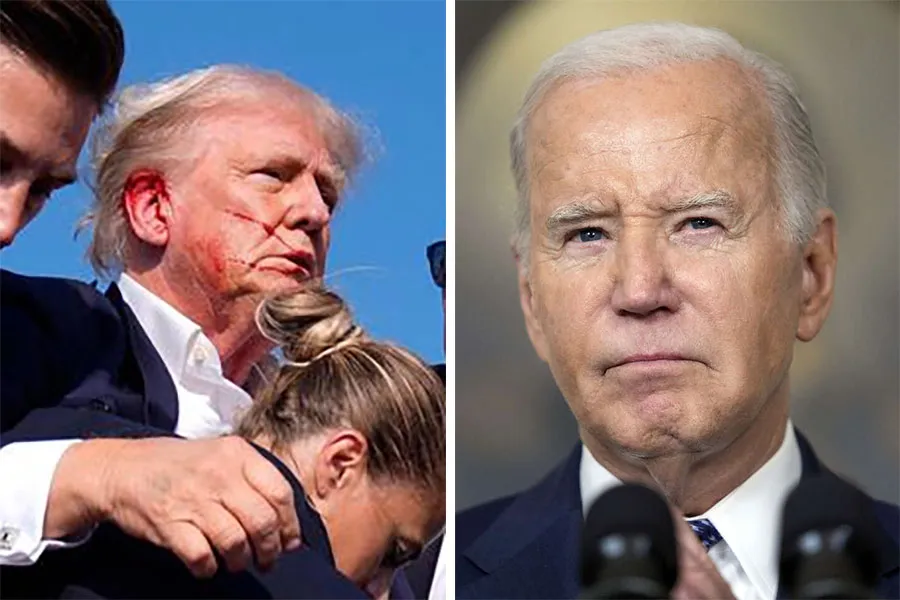 Donald Trump Assassination Attempt | 'Time to cool it down': Joe Biden on  Donald Trump assassination attempt dgtl - Anandabazar