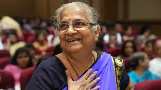 Philanthropist and Rajya Sabha member Sudha Murty (PTI)