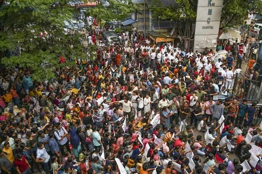RG Kar hospital | After 'rape & murder' of young doctor at RG Kar Medical  College and Hospital, Calcutta medicos hit protest path - Telegraph India