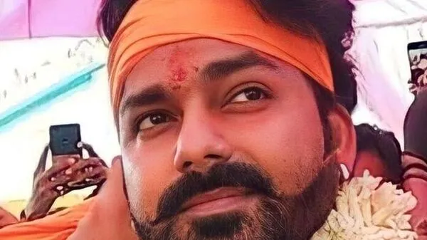 Bhojpuri actor and singer Pawan Singh. 