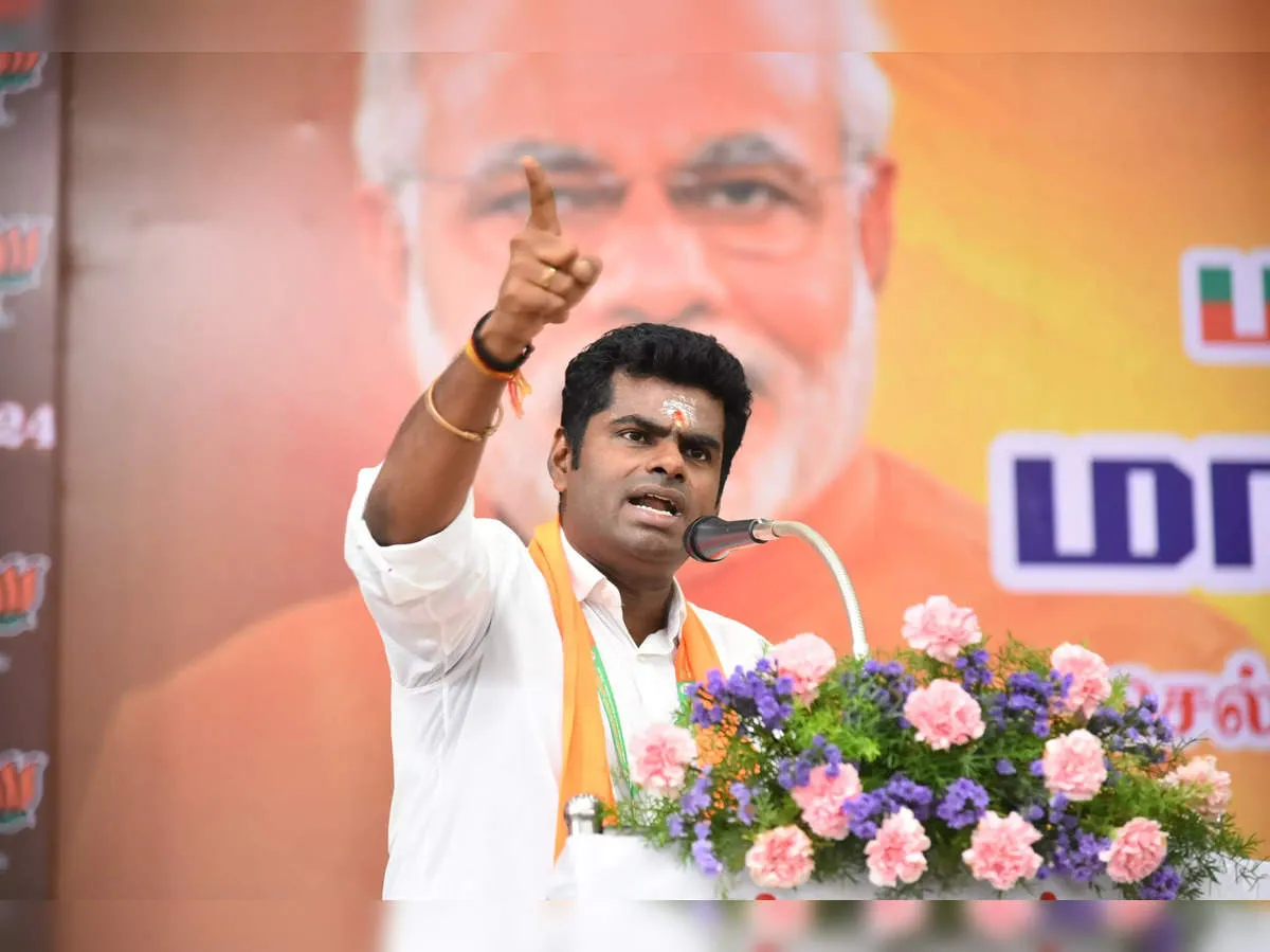 K Annamalai: Era of Dravidian politics over, DMK will be part of history  after 2026, says Tamil Nadu BJP president K Annamalai - The Economic Times