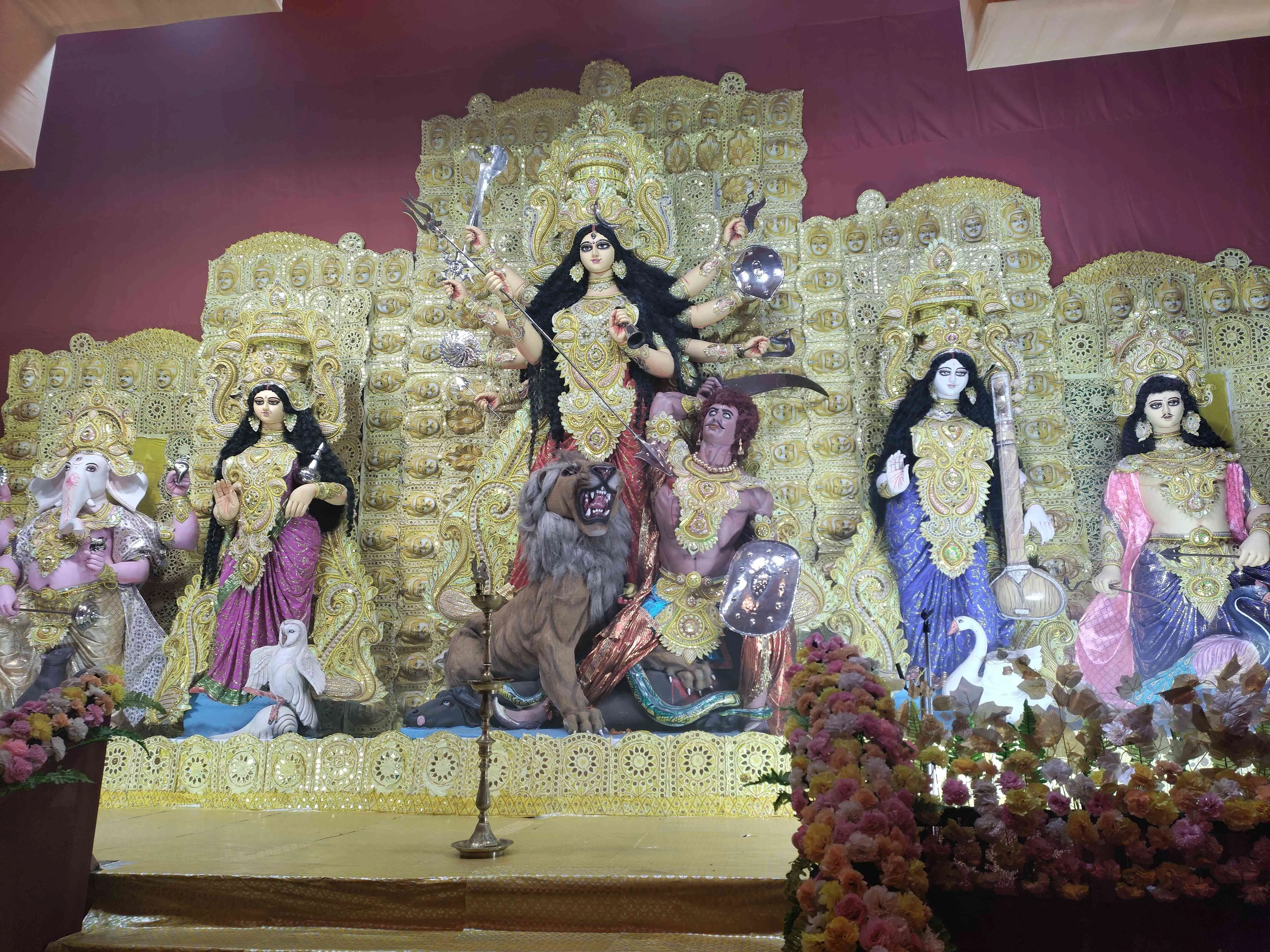 In pictures: How Kolkata's Durga Puja pandals blend art and faith to make  for vibrant festivities